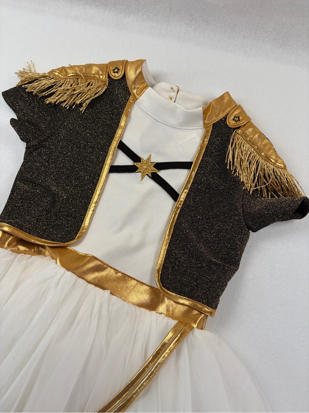 Taylor Joelle KPop Demon Hunters Golden Dress Sz 8 Tutu Dress Costume K Pop